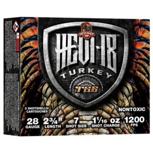 HEVI-18 TSS TURKEY 28GA 2-3/4IN 1-1/16OZ #7 AMMO 50RD
