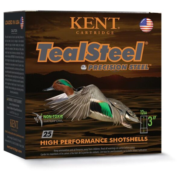 Teal Steel 12ga 2 3/4" 1 1/4oz #6 1300fps 25RD