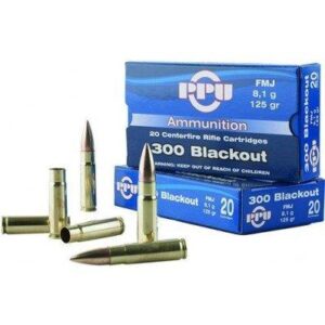 PPU 300BLK FMJ 125GR 20/1000
