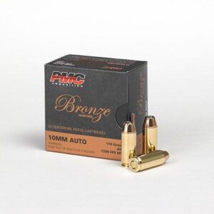 BRONZE 10MM AUTO 170 GR.JHP 25RD