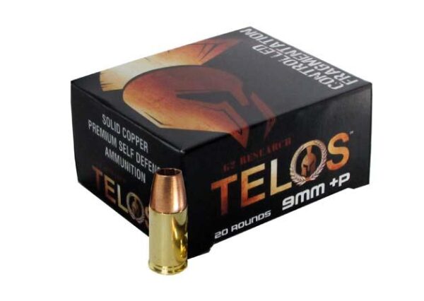 G2R TELOS 9MM +P 92GR 20/500