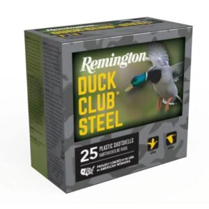 REMINGTON DUCK CLUB STEEL LOAD 12GA  3IN 1-1/4OZ 2 AMMO 25RD