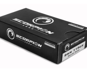 SCORPIO AMMO 9MM 115GR FMJ 50/1000