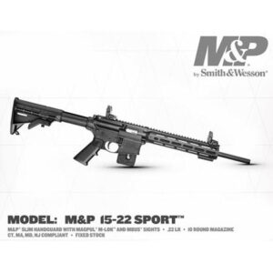 S&W M&P15-22 22LR 16" 10RD BLK FXD