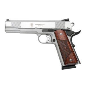 S&W 1911 E 45ACP 8RD 5" STS WD 3DOT