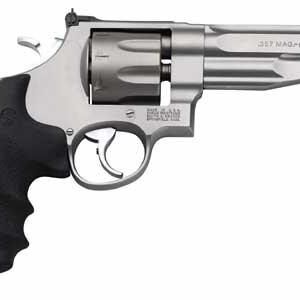SW PC 627 357MAG 5 SS GOLD BEAD AS 2 GRIPS 8RD
