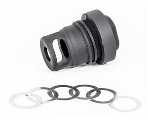 YHM MINI QD MUZZLE BRAKE 9MM 5/8"-24