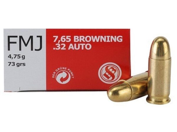 32 AUTO 73GR FMJ 50/BOX