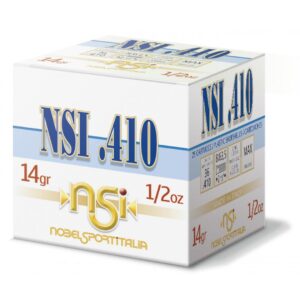 NSI .410 gauge 2 1/2" 1/2 Oz. #6 Shot 1240 fps 25/rds
