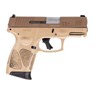 Taurus G3C Pistol 9mm 3.26 in. Tan/Troy Coyote 10 rd. Mass. Comp.