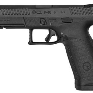 CZ P-10 F Pistol 9 mm 4.5 in. Black/Nitride 19+1 rd. Fixed Sights