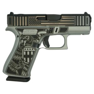GLOCK 43X MOS FXD 5.5lb w/front rails Austria Trump "Take America Back"