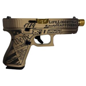 GLOCK G19 GEN5 9MM FXD W/FRONT SERRATIONS 15RD Constitution Mod
