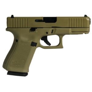 GLOCK G19 GEN5 9MM FXD W/FRONT SERRATIONS 15RD FDE