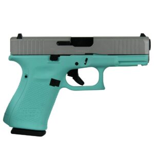 GLOCK G19 GEN5 9MM FXD W/FRONT SERR 15RD Tiffany Frame Crushed Silver Slide