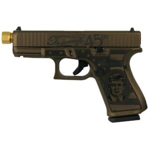 GLOCK G19 GEN5 9MM FXD W/FRONT SERRATIONS 15RD Trump Mod