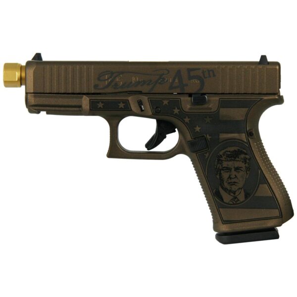 GLOCK G19 GEN5 9MM FXD W/FRONT SERRATIONS 15RD Trump Mod