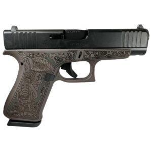 GLOCK 48 9MM BLACK FXD COMM-Elephant Engraving Vortex Bronze