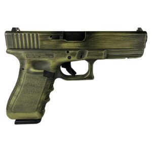 G17 GEN3 STANDARD 9MM 4.5" 2/17RD MAG AUSTRIA Bazooka Green Distressed