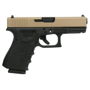 Gen 3 19 9mm 4? 2/15rd mags Custom Cobble Stone Stone Frame w FDE Slide