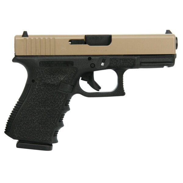 Gen 3 19 9mm 4? 2/15rd mags Custom Cobble Stone Stone Frame w FDE Slide