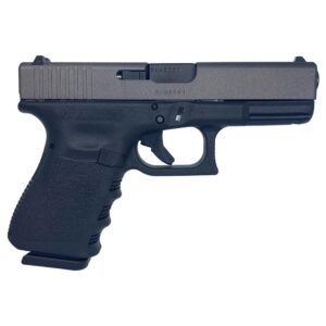 G19 GEN3 COMPACT 9MM 4"" 2/15RD AUSTRIA TWO TONE SILVER SLIDE