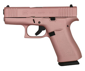 GLOCK 43X 9MM 10RD ROSE GOLD