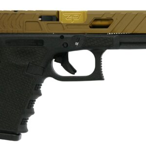 Gen3 19 9mm 4? 2/15rd mags Chainmail Bronze Bear cut Gold Brl